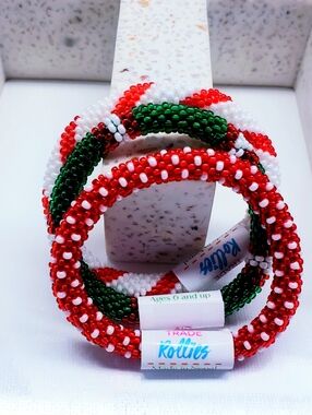 MISTLETOE -The Original Rollies® Bracelet for Kids" round, Nepal, #4 (3 Pcs)